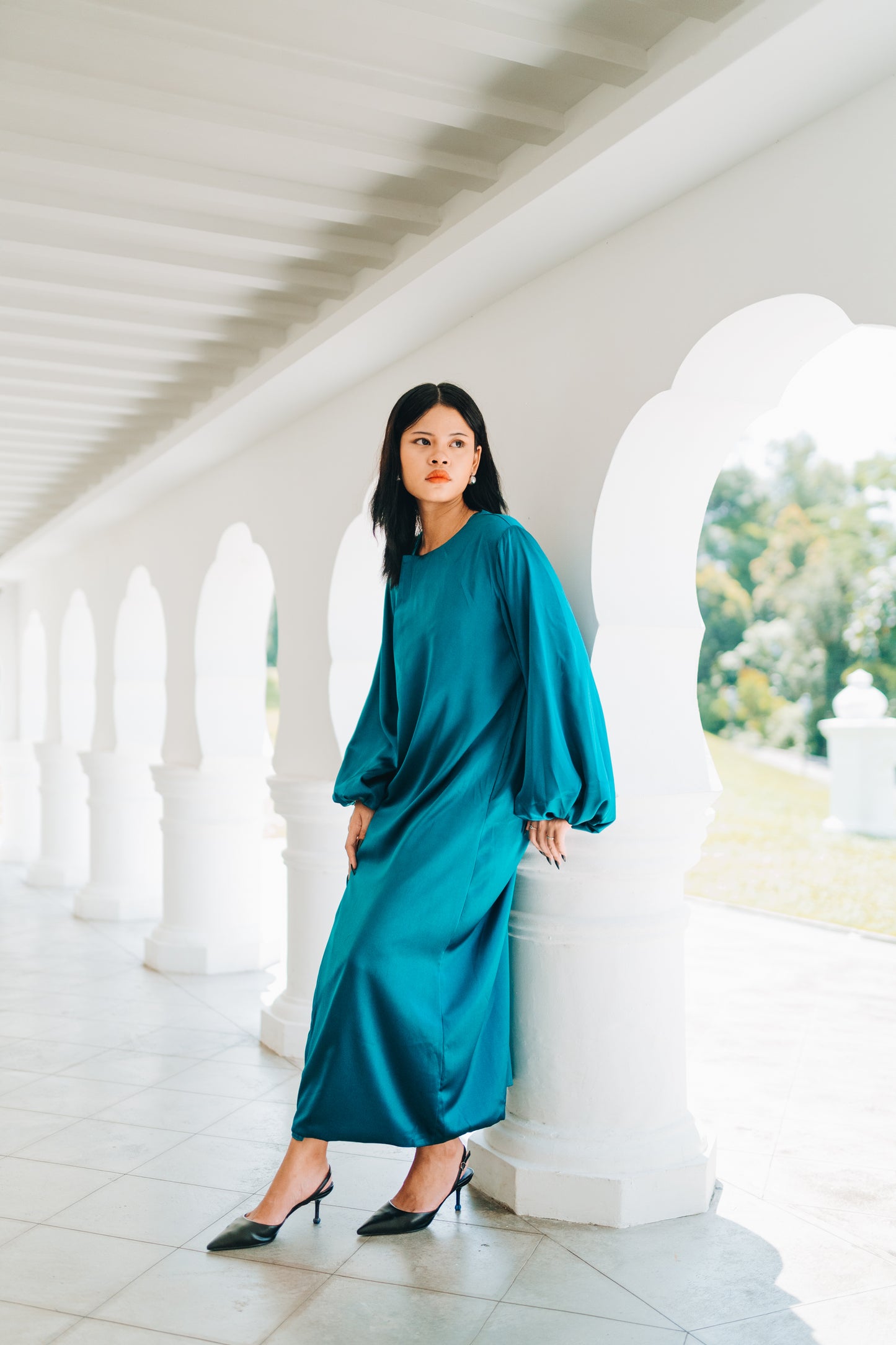 Bloom Dress in Teal