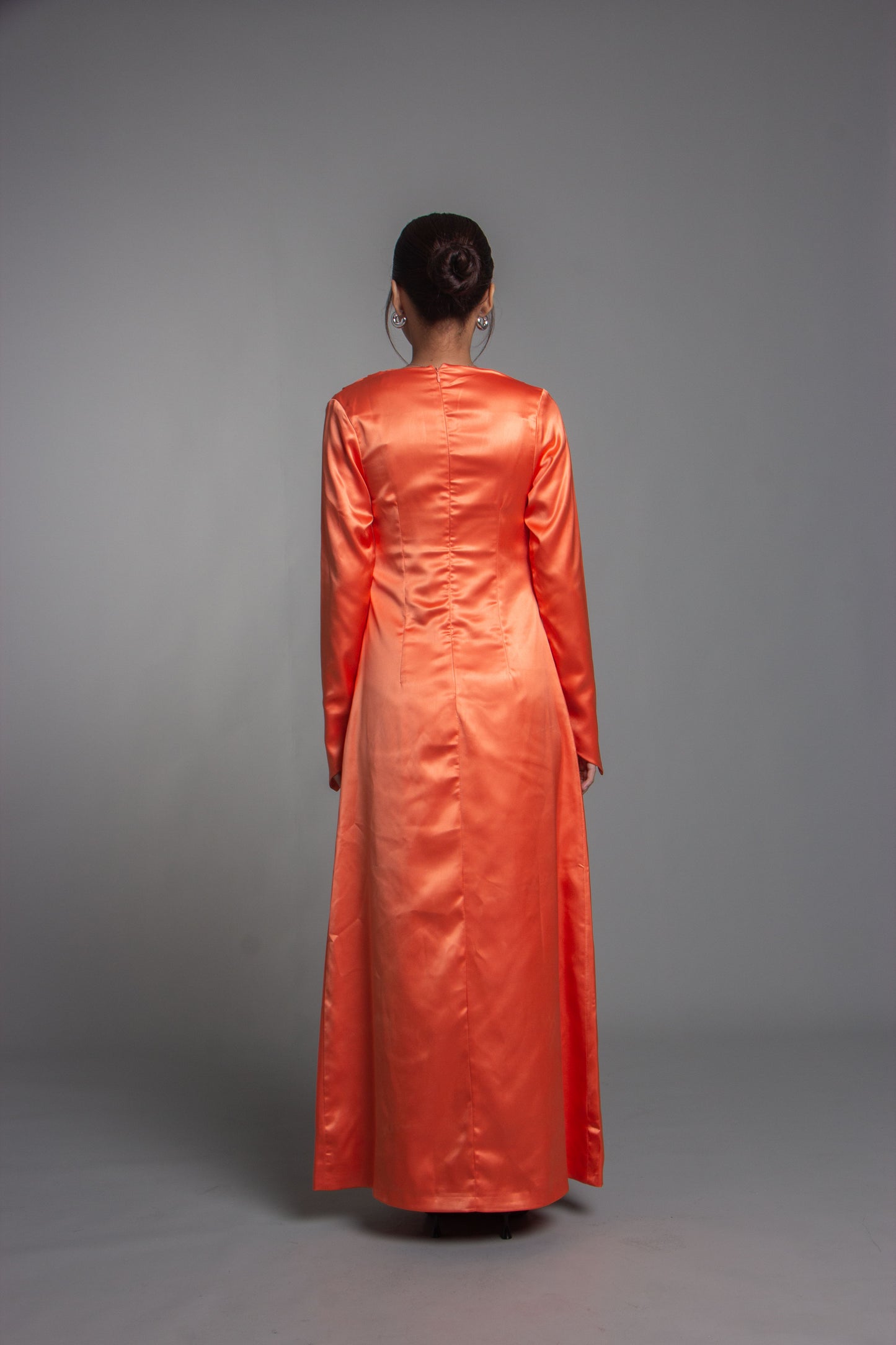 Virtue Dress in Strike Orange